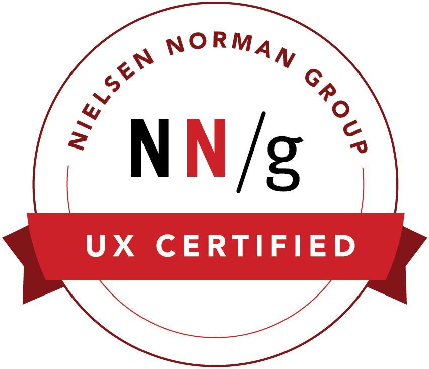 User Experience Certified with Nielson Norman Group